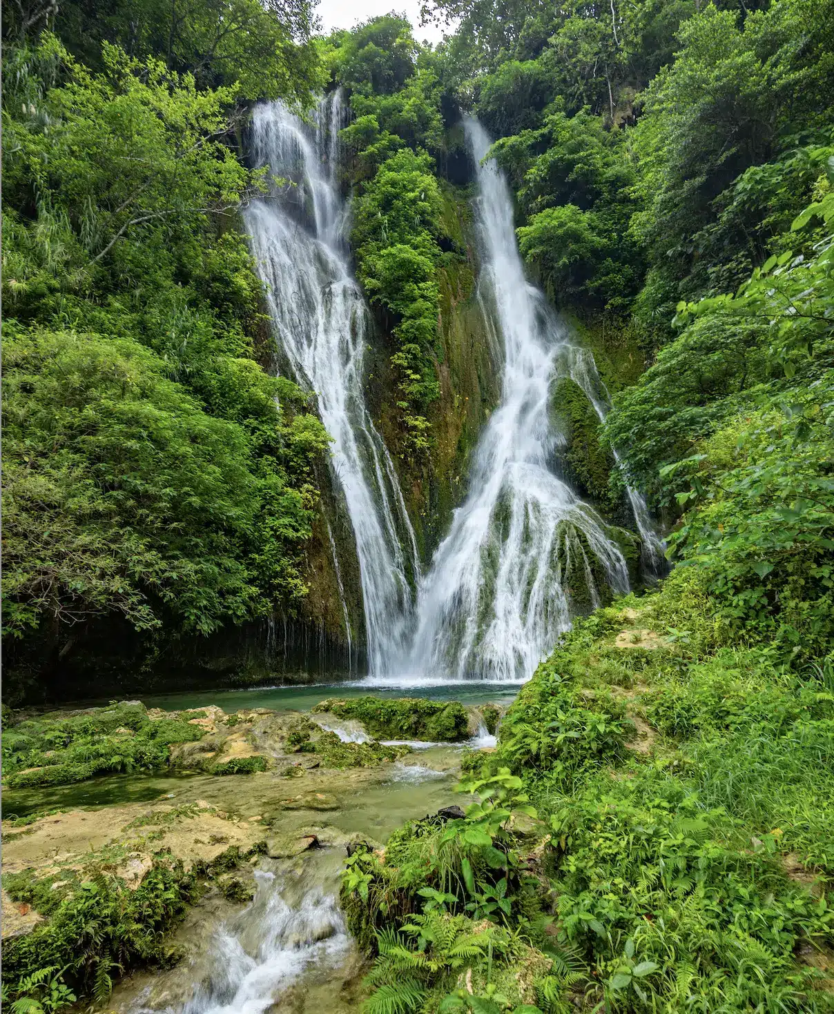 A stunning waterfall in Vanuatu.